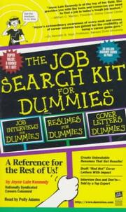 Cover of: The Job Search Kit For Dummies | 