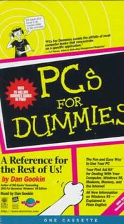 Cover of: Pcs for Dummies by Dan Gookin