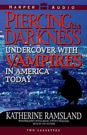 Cover of: Piercing the Darkness by Katherine Ramsland