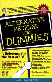 Cover of: Alternative Medicine for Dummies by 