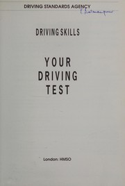 Cover of: Your Driving Test (Driving Skills)