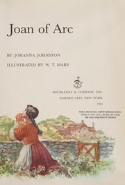 Cover of: Joan of Arc.
