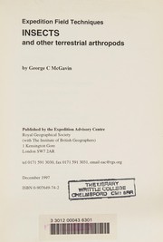 Cover of: Expedition Field Techniques: Insects