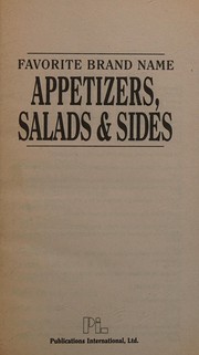 Cover of: Favorite brand name appetizers, salads & sides.