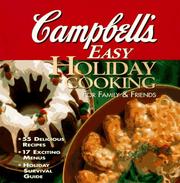 Cover of: Campbell's Easy Holiday Cooking: For Family & Friends