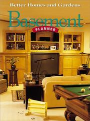 Cover of: Basement Planner by Better Homes and Gardens