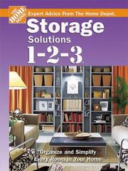 Cover of: Storage 1-2-3 (Home Depot 1-2-3)