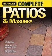 Cover of: Complete Patios & Masonry (Stanley Complete)