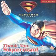 Cover of: Thank You, Superman!