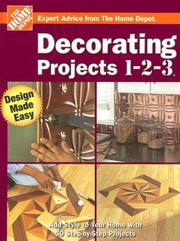 Cover of: Decorating Projects 1-2-3 (Home Depot 1-2-3)