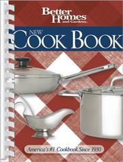 Cover of: New Cook Book (Better Homes & Gardens New Cookbooks) by 