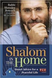 Cover of: Shalom in the Home: Smart Advice for a Peaceful Life