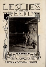 Cover of: Excerpts from Leslie's illustrated weekly: Lincoln centennial number, February 4, 1909