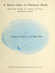 Cover of: Volume 12, Part 1 by Mark Williams