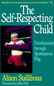 The self-respecting child by Alison Stallibrass