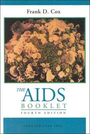 Cover of: The AIDS booklet by Frank D. Cox