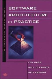 Cover of: Software architecture in practice