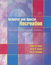 Cover of: Inclusive and special recreation by Ralph W. Smith