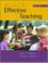 Cover of: Strategies for effective teaching