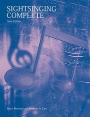 Cover of: Sightsinging Complete