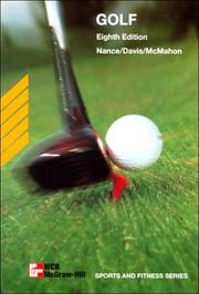 Golf by Virginia Lindblad Nance, Virginia Nance, Elwood Davis, Virginia L Nance, Kay E McMahon, Elwood C Davis