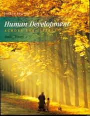 Cover of: Human development across the lifespan