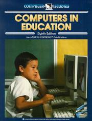 Cover of: Computers in Education