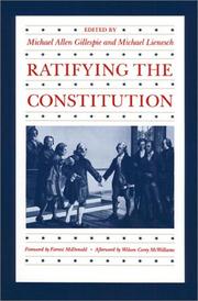 Cover of: Ratifying the Constitution