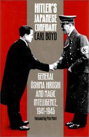 Hitler's Japanese confidant by Carl Boyd