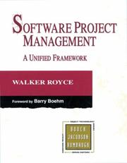 Cover of: Software project management | Walker Royce