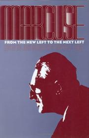 Cover of: Marcuse by John Bokina, Timothy J. Lukes