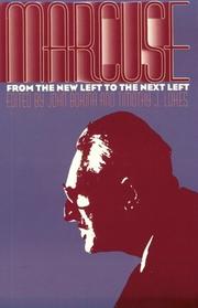 Cover of: Marcuse: from the New Left to the next left