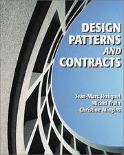 Cover of: Design Patterns and Contracts | Jean-Marc Jezequel
