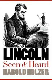 Cover of: Lincoln seen and heard
