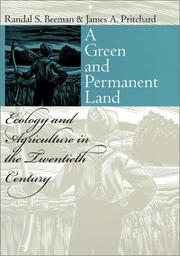 Cover of: A Green and Permanent Land: Ecology and Agriculture in the Twentieth Century