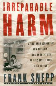 Cover of: Irreparable Harm by Frank Snepp