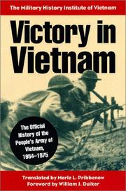 Cover of: Victory in Vietnam by 
