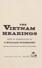 Cover of: The Vietnam hearings.
