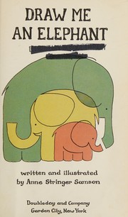 Cover of: Draw me an elephant
