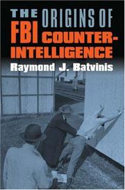 Cover of: The Origins of FBI Counterintelligence (Modern War Studies)