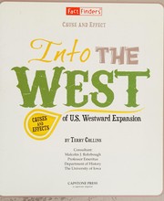 Cover of: Into the West by Terry Collins, Joseph R. O'Neill