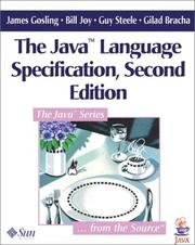 Cover of: The Java language specification by James Gosling ... [et al.].