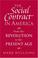 Cover of: The Social Contract in America