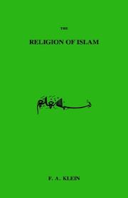 Cover of: Religion of Islam