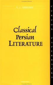 Classical Persian literature by Arthur John Arberry