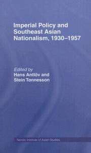 Cover of: Imperial Policy and Southeast Asian Nationalism (Nordic Institute of Asian Studies) | Hans Antlov
