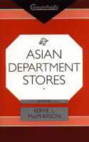 Cover of: Asian Department Stores (Consumasian Book Series)