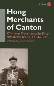 Cover of: The Hong merchants of Canton by W. E. Cheong