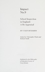 School Inspection of England by Colin Richards