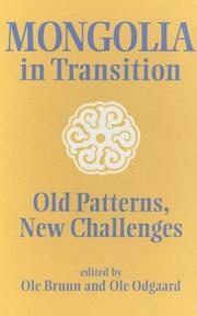 Cover of: Mongolia in Transition: Old Patterns, New Challenges (Studies on Asian Topics, No 22)